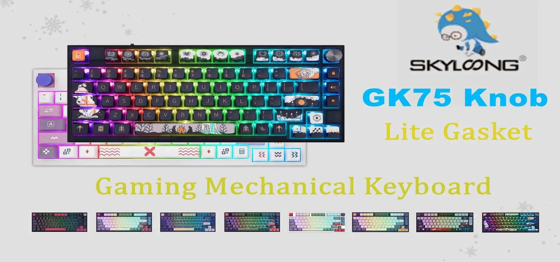 SKYLOONG SK96 Mechanical Keyboard Programmable Bluetooth Hot Swappable ...