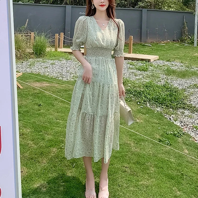 Floor-Length Polyester Short-Sleeve Collar Dress for Juniors Casual Beach  Style from Dhgate Basic & Casual Dresses - price 74.08