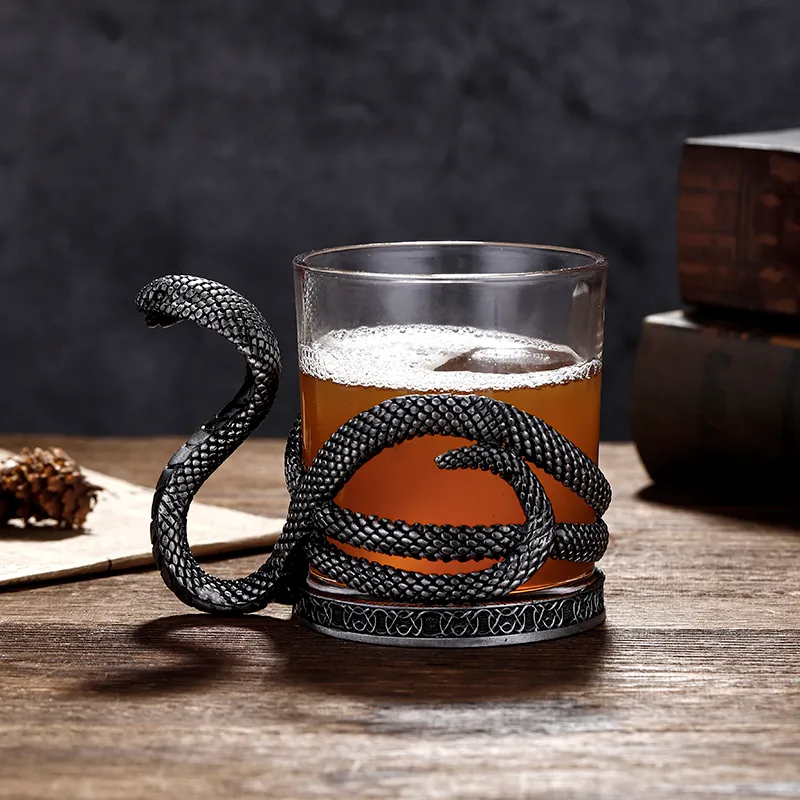 Whiskey classic Mamba snake glass old fashioned glass cup set of 3 from  Dhgate Wine Glasses - price 3.45