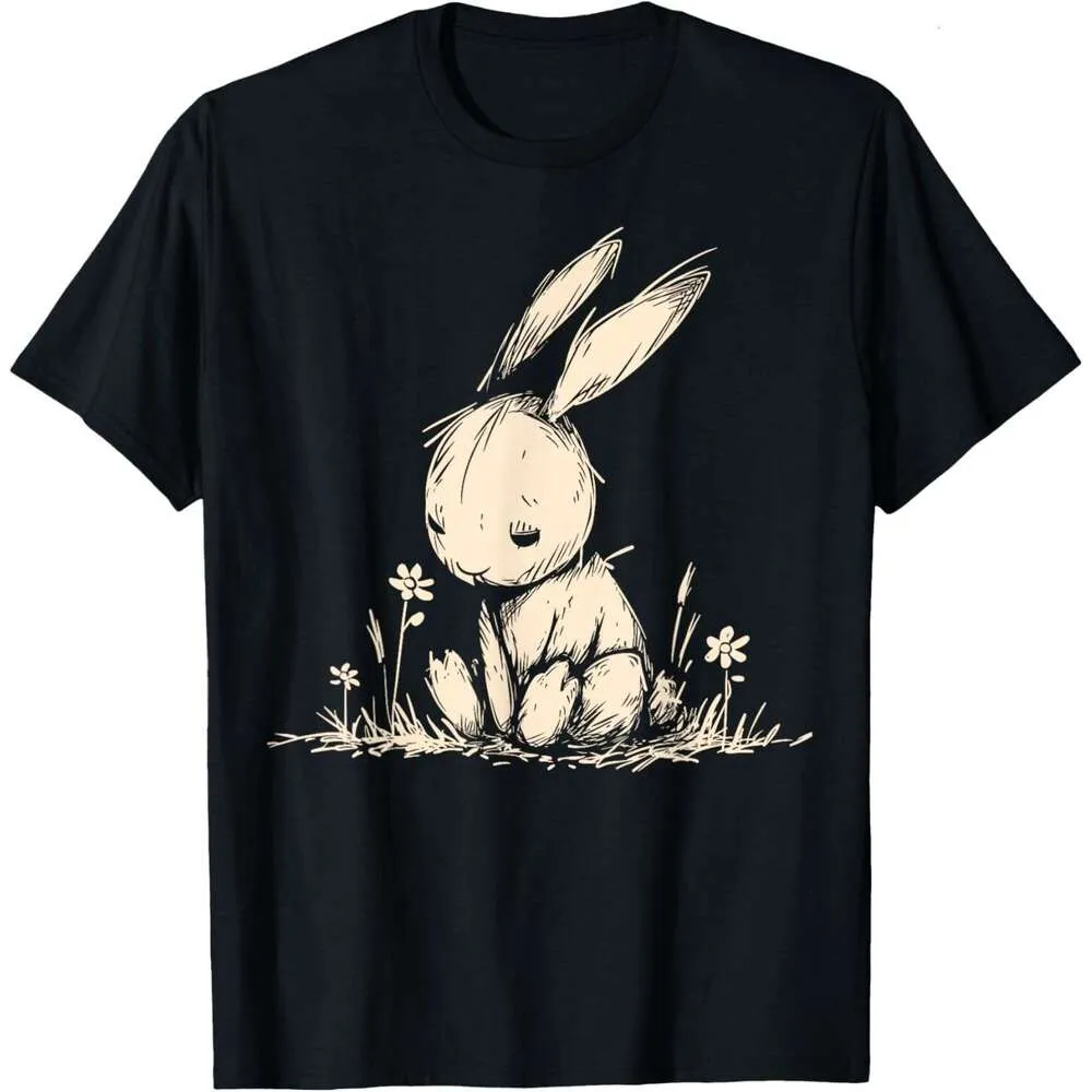 ♡Rabbit♡ Grunge Bunny Rabbit Graphic Tee - Unisex Cute Goth Alt