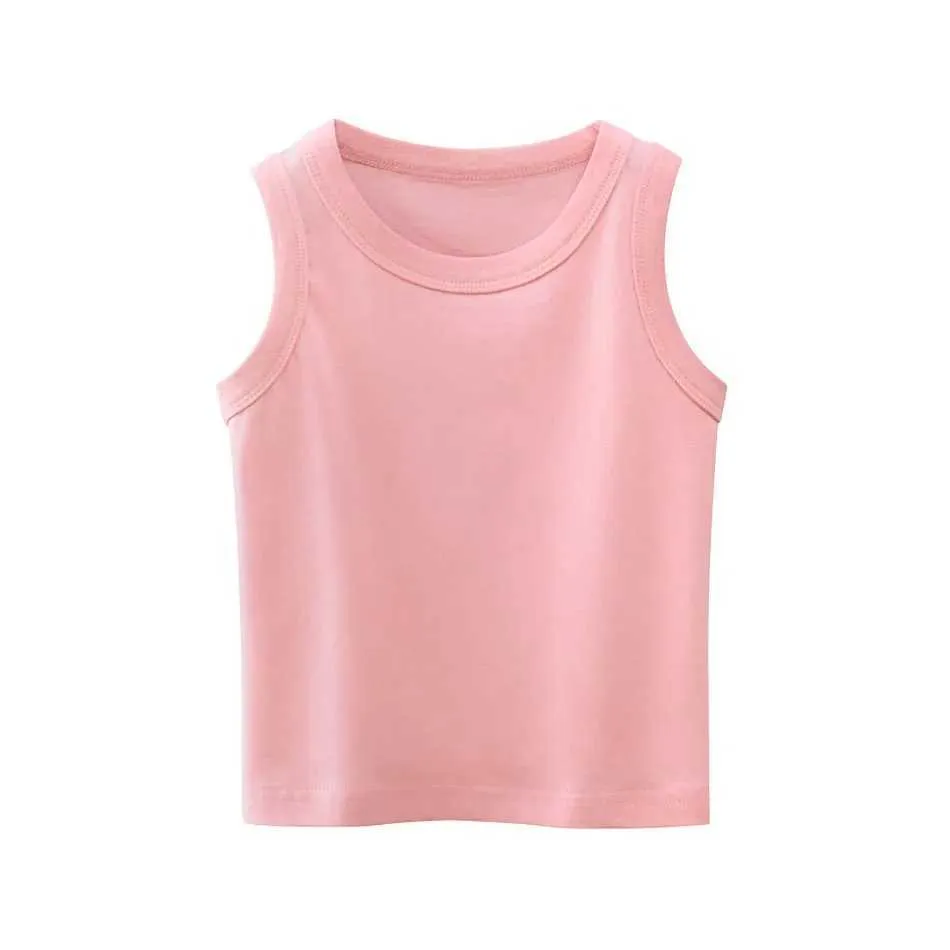 Ruyang Girls Buttons Tank Top Sleeveless Open Front Vest Shirts Teen Kids Solid Collar Summer Sport Casual Tops With Pockets