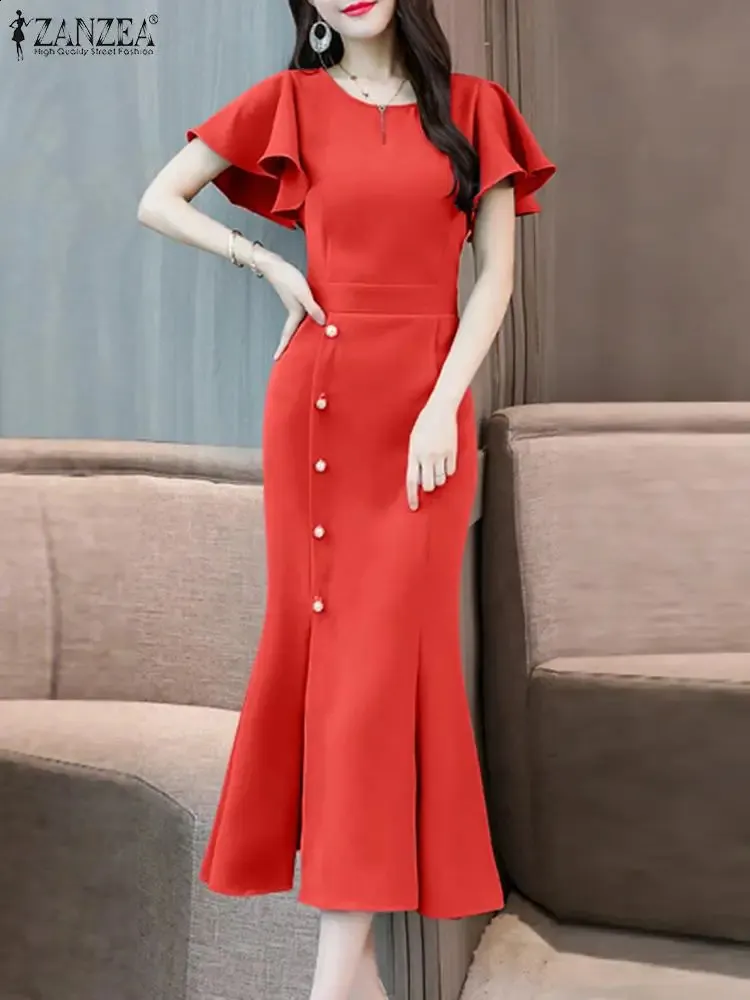 Elegant Fishtail Midi Dress: Perfect for Special Occasions! Shop Now &  Elevate Your Evening Style! from Dhgate Work Dresses - price 35.16