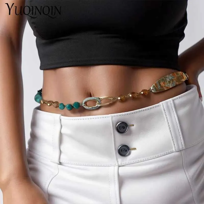Fashionable Belly Chain & Bead Necklace - Adjustable Body  display picture 1