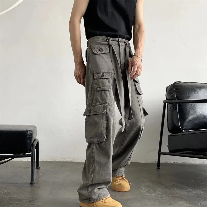 パンツ ANTI VINTAGE / MULTI POCKET CARGO PANTS Multi-Pocket Cargo Pants: Retro Style, Loose Fit, All-Match