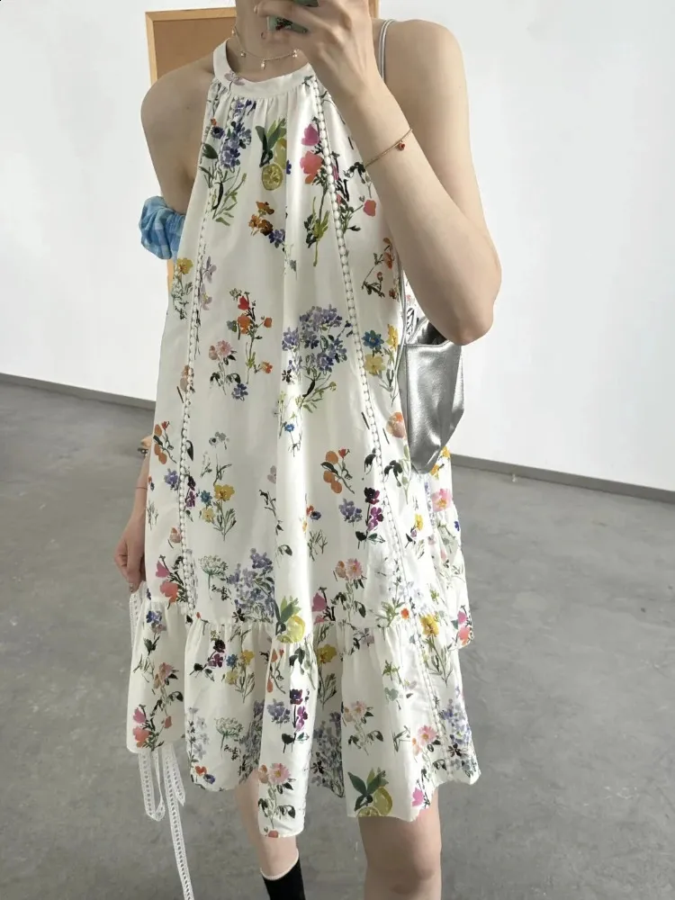 Floral Halter Neck Summer Dress - Flowy Cotton Sundress with Pockets! Shop  Now for Vacation Ready Style. from Dhgate Basic & Casual Dresses - price  148.8