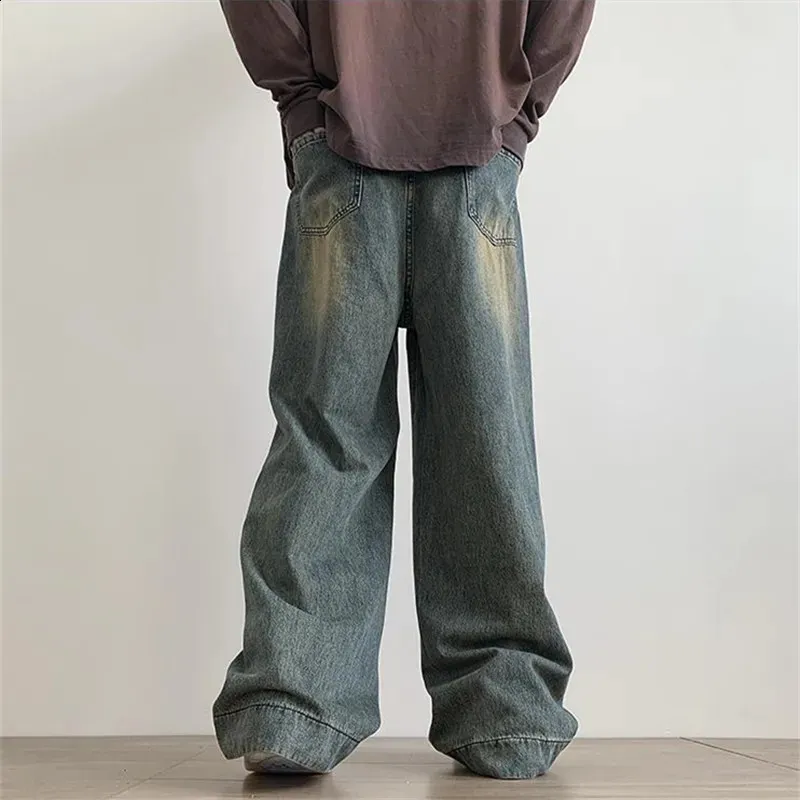 【INCHANT ME】101 Back Pocket Wide Denim Pants A' Pocket in Anthem Blue | 7 For All Mankind