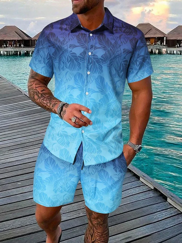 Hawaiian Shirt and Shorts Set Premium Quality Summer Outfit, Breathable  Comfortable, Shop Now!