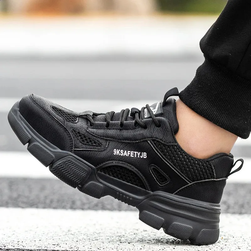 Unisex Indestructible Safety Work Trainers With Steel Toe Cap_voghion.com