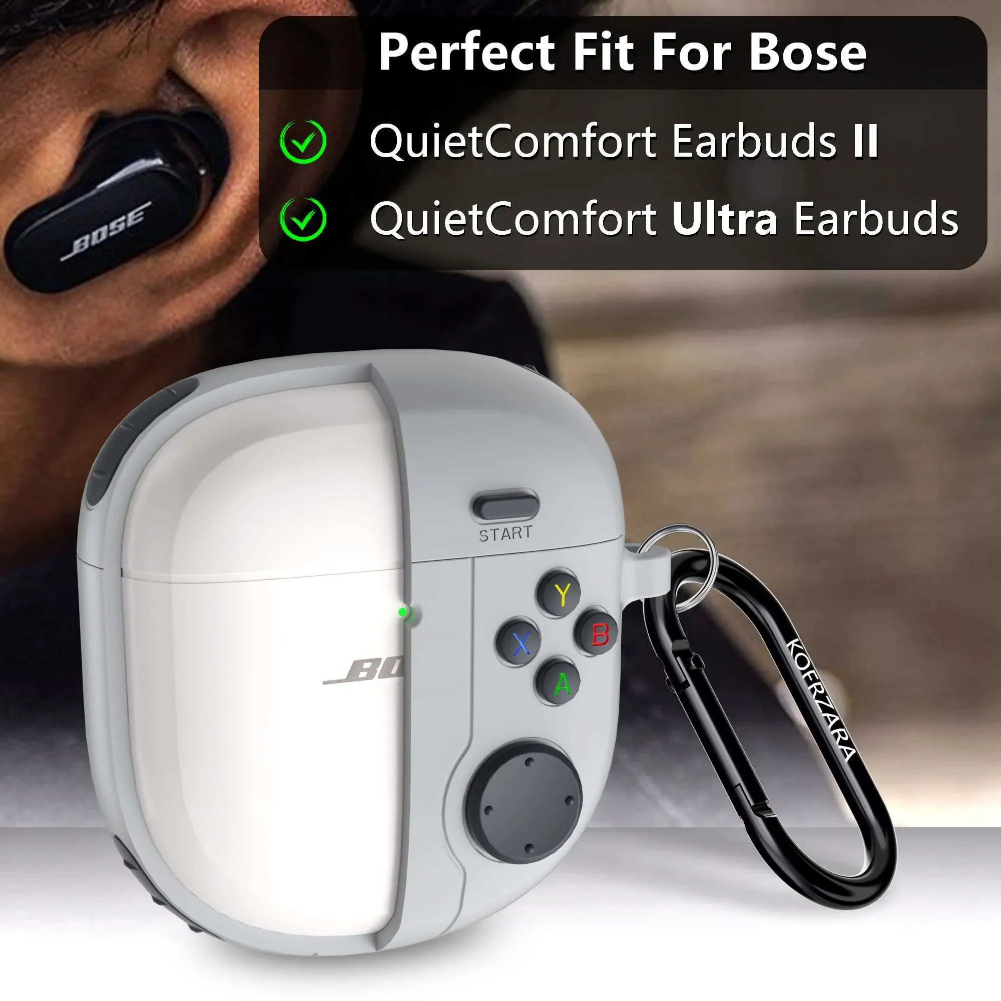Case for BOSE QuietComfort Ultra Earbuds and QuietComfort Earbuds