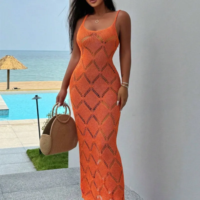 backless wool dress SWAYING 25 Spring/Summer Silk Wool Backless Dress SW-SW25SS2L04C1-BAI White main image 1