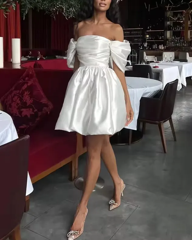 Satin Off Shoulder Mini Dress Zoella Green Off The Shoulder Mini Dress - 14