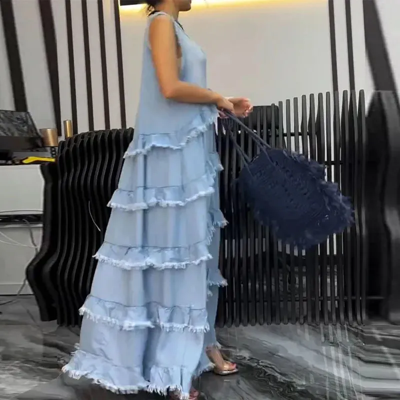 green emerald velvet dress utcoco Womens Casual Belted Long Sleeve Denim Dress Wrapped V-Neck Ruffle  Hem Maxi Denim Dresses for Women 2025 (Small, Blue) at Amazon Women's  Clothing store main image 1