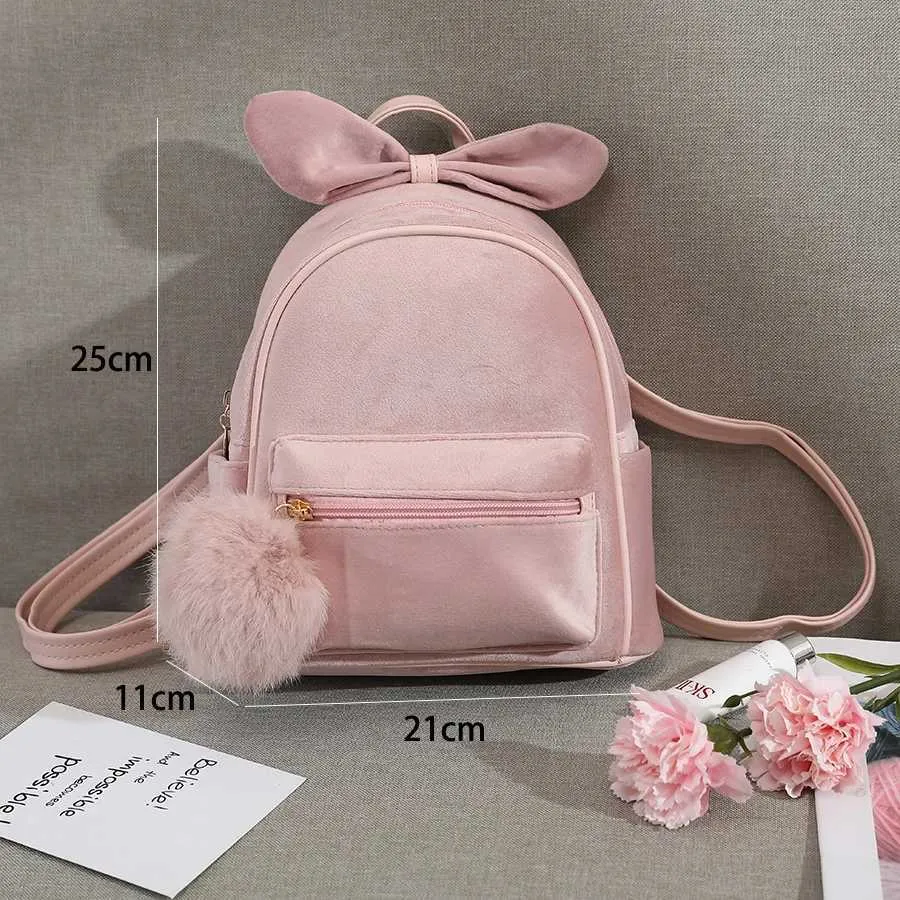 faux fur toddler mini backpack Abel & Lula Beige made in soft plush faux fur with stylish faux leather trims NIKE Faux Fur Mini Backpack