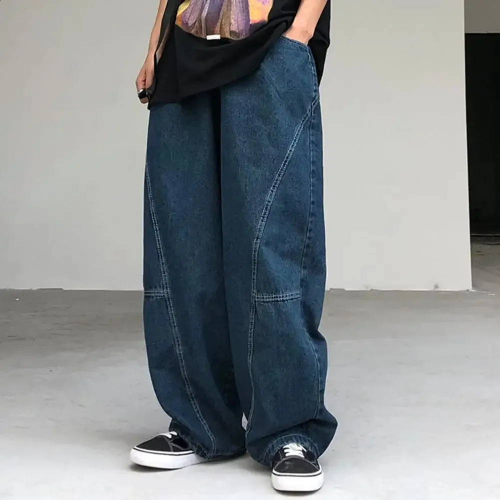 Save Big on Bulk Mens Wide Leg Cargo Pants Mens Wide Leg Trousers Vintage  Style: Loose Fit Cargo Trousers, Deep Crotch, Hip Hop Streetwear Pants With 