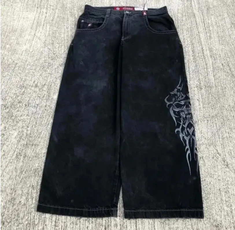 Y2K Baggy Jeans - Mens Denim Jorts, Ripped JNCO Style Shorts