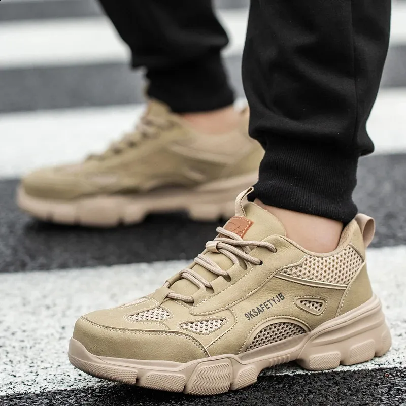 Unisex Indestructible Safety Work Trainers With Steel Toe Cap_voghion.com