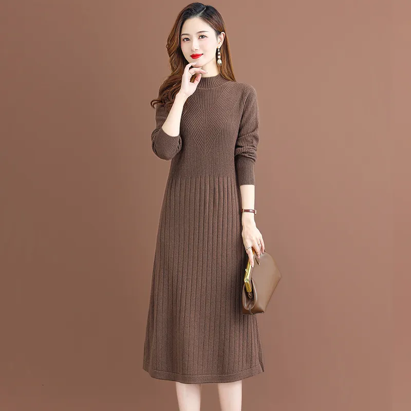 princess polly baby blue dress Brilliant Winter Dresses for Women Clearance Women Round Neck Long Sleeved  Pleated Solid Cotton Linen Loose Fitting Dress Gray 4x main image 0