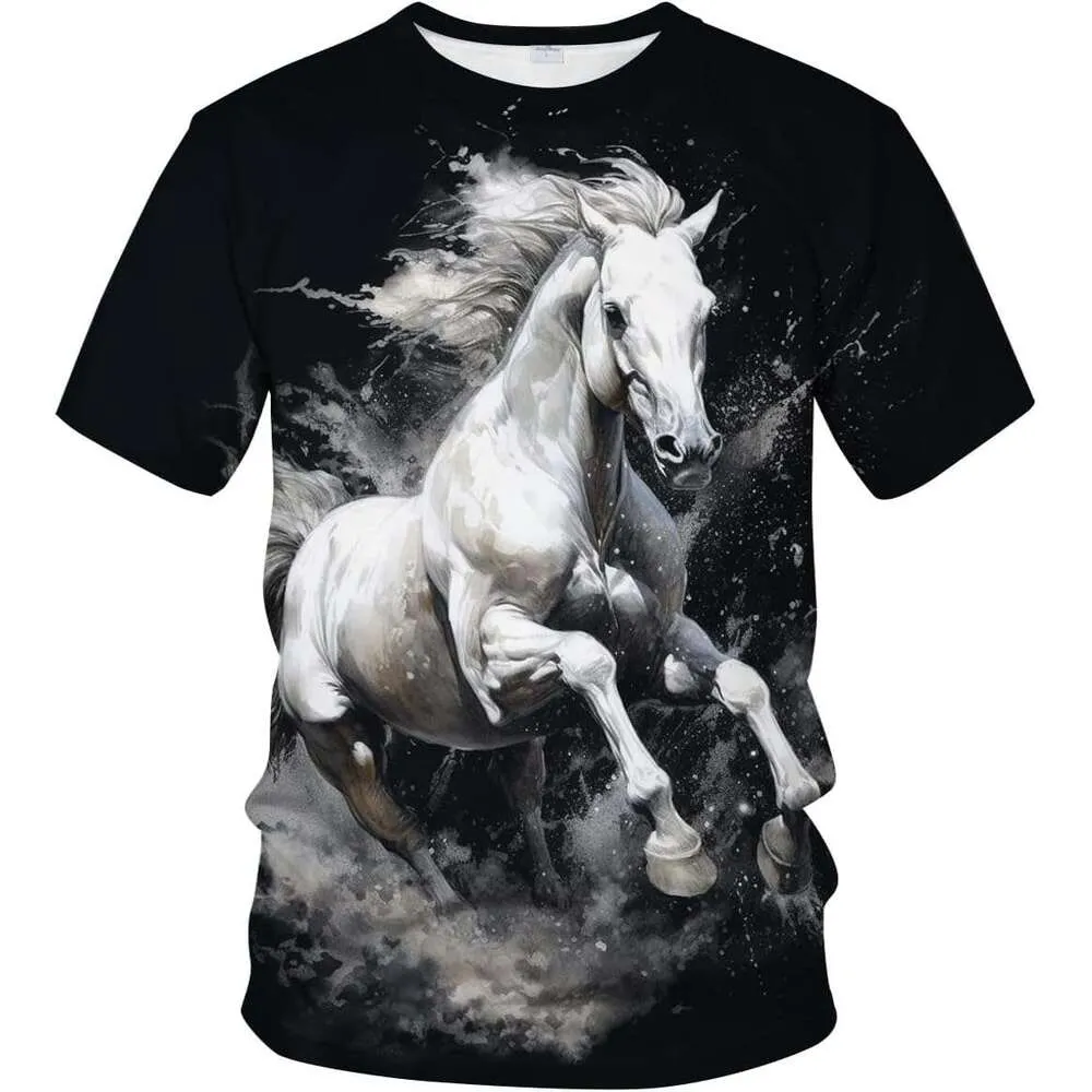 Wholesale Mens White Designer T Shirt Lightweight Graphic Tee