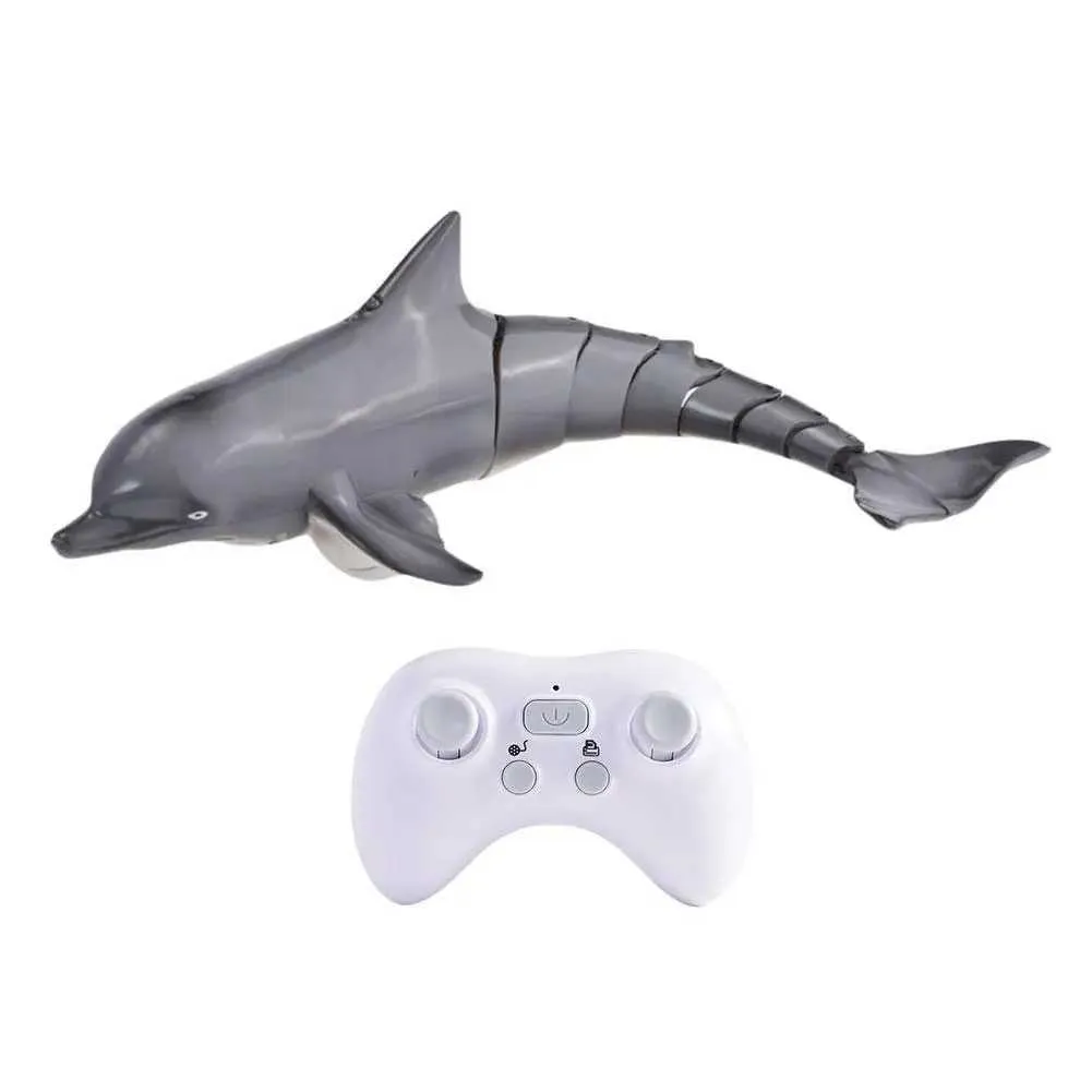 Remote Control Dolphin Toy Wireless RC Swimming Pool Bath Toy