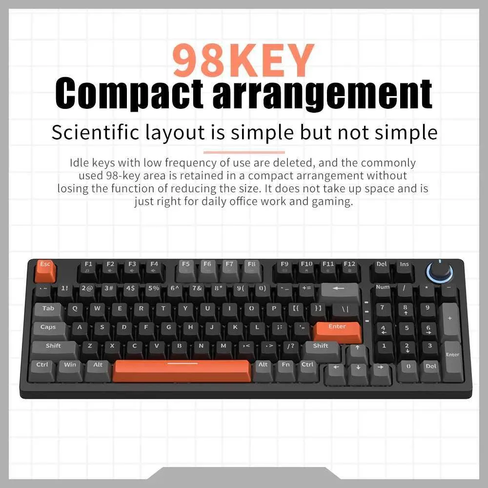 ZIFRIEND KA981 Full Size RGB Mechanical Rgb Mechanical Keyboard Wired USB, 98 Keys, Red/Blue Switch, Hot Swappable For Windows Gaming From Casual_love_l_send, $42.95 | DHgate.Com ZIFRIEND KA981 Full Size RGB Mechanical Rgb Mechanical Keyboard Wired USB, 98 Keys, Red/Blue Switch, Hot Swappable For Windows Gaming From Casual_love_l_send, $42.95 | DHgate.Com