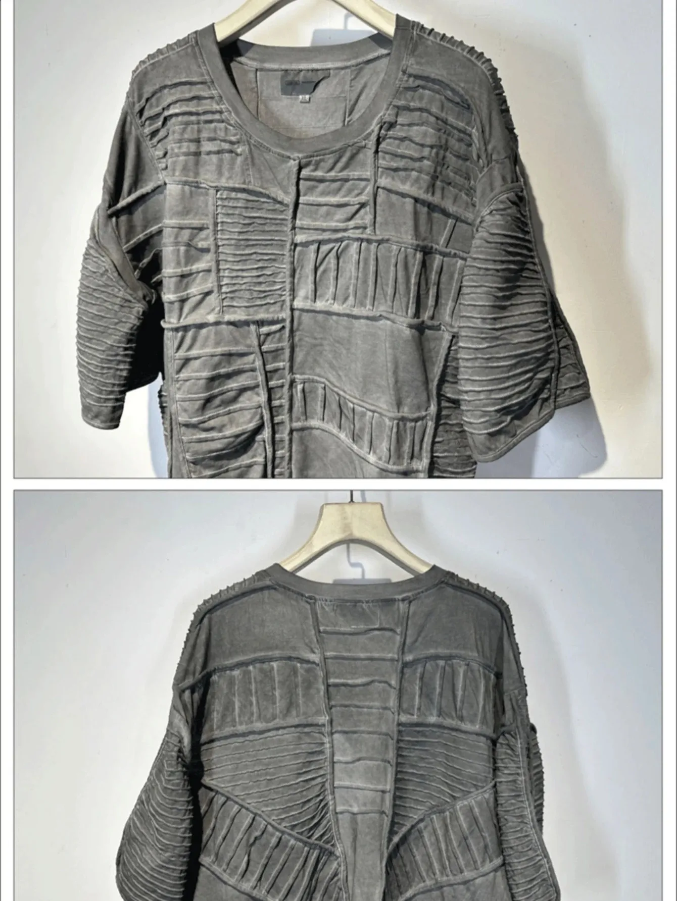 Sabotage — Avant-garde A-print Top Sabotage — Avant-garde A-print Top Avant-Garde Asymmetric