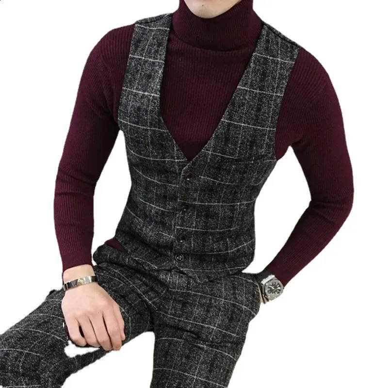 Men's Formal Wedding Dress Set - Full Match Thick Business Attire for Casual Fashion