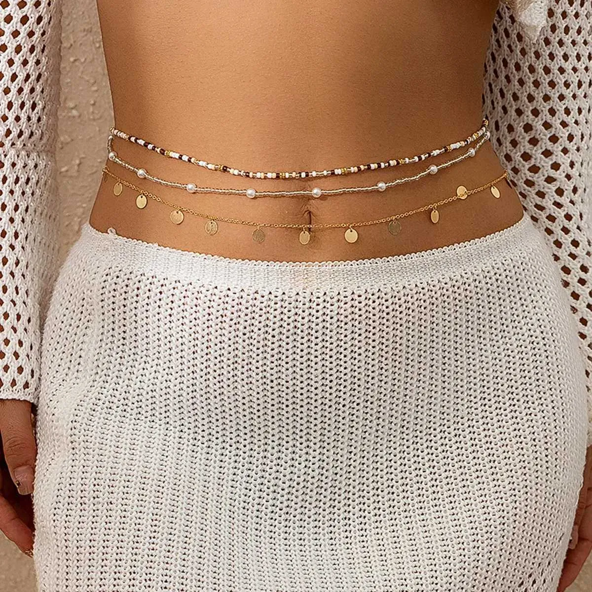 Belly Chains Jewelry Set Bohemian Style Waist And... From 