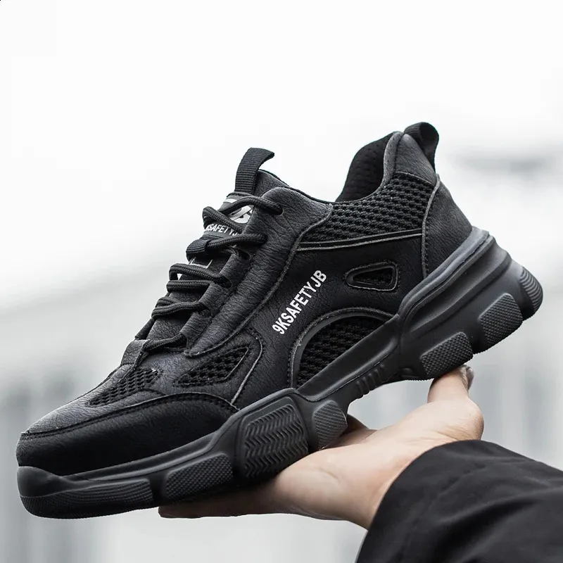 Unisex Indestructible Safety Work Trainers With Steel Toe Cap_voghion.com