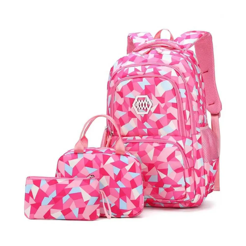 Geometric Kids Backpack Set: Elementary & Middle School with  display picture 2