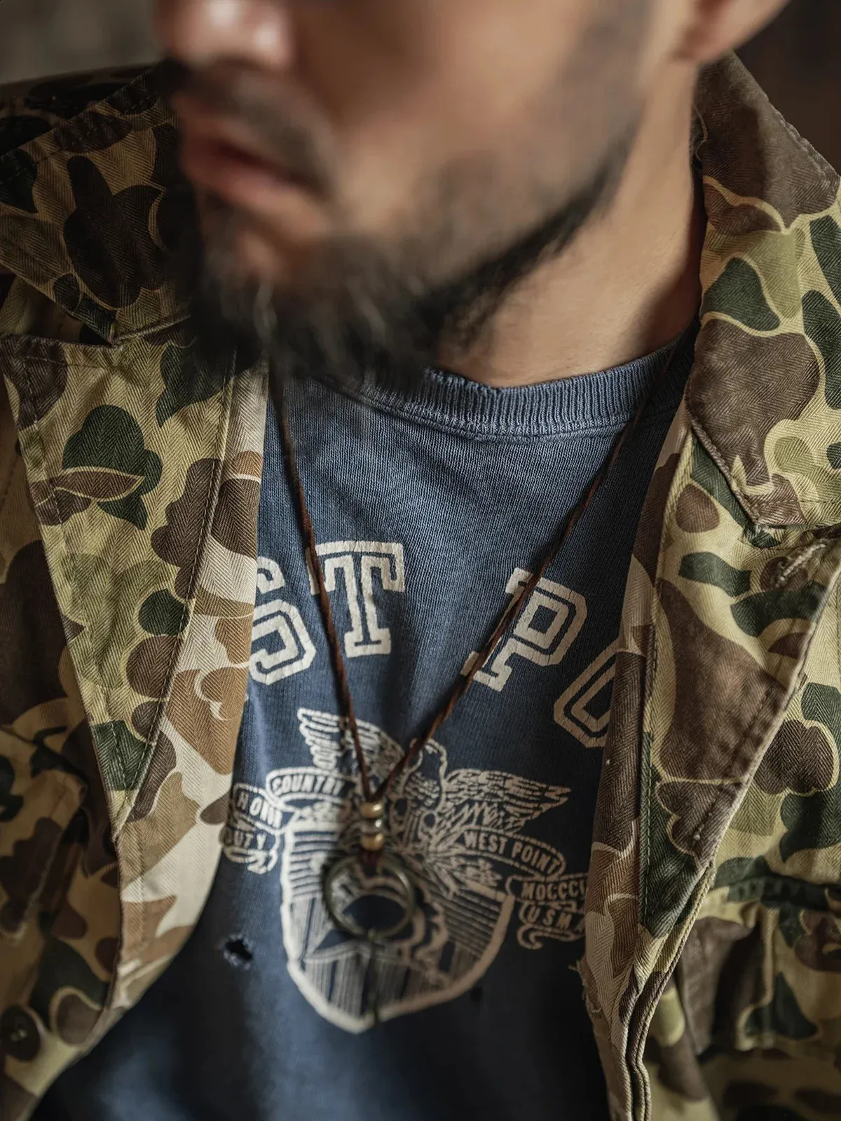 Rugged Camo Work Jacket: Military Type Jacket, Duck Hunter