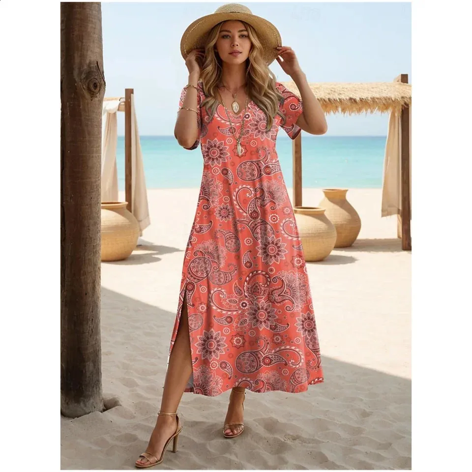 knee length dresses for ladies The Paisley Dress
