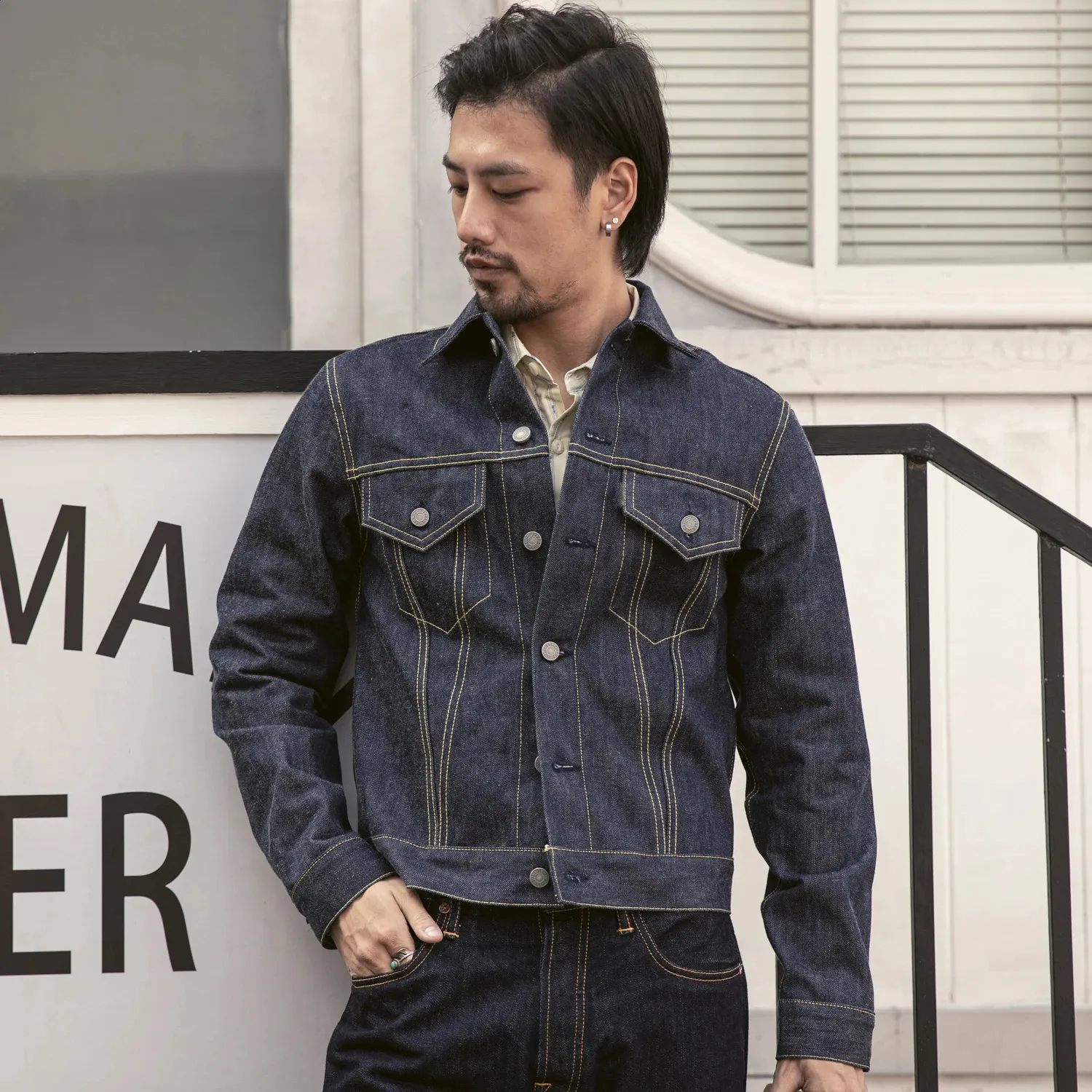 Amazon.co.jp: Denim Jacket T-Shirt, Kamiya, Tandown, Nakada