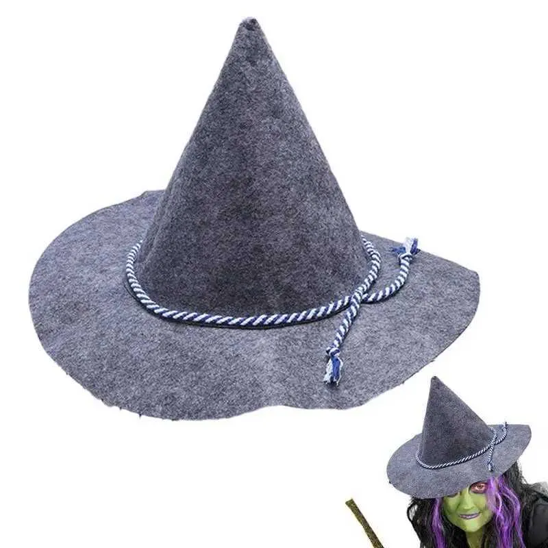 Big Wizard Hat Foldable Brim Hat Oktoberfest Wizard Hat Soft Felt