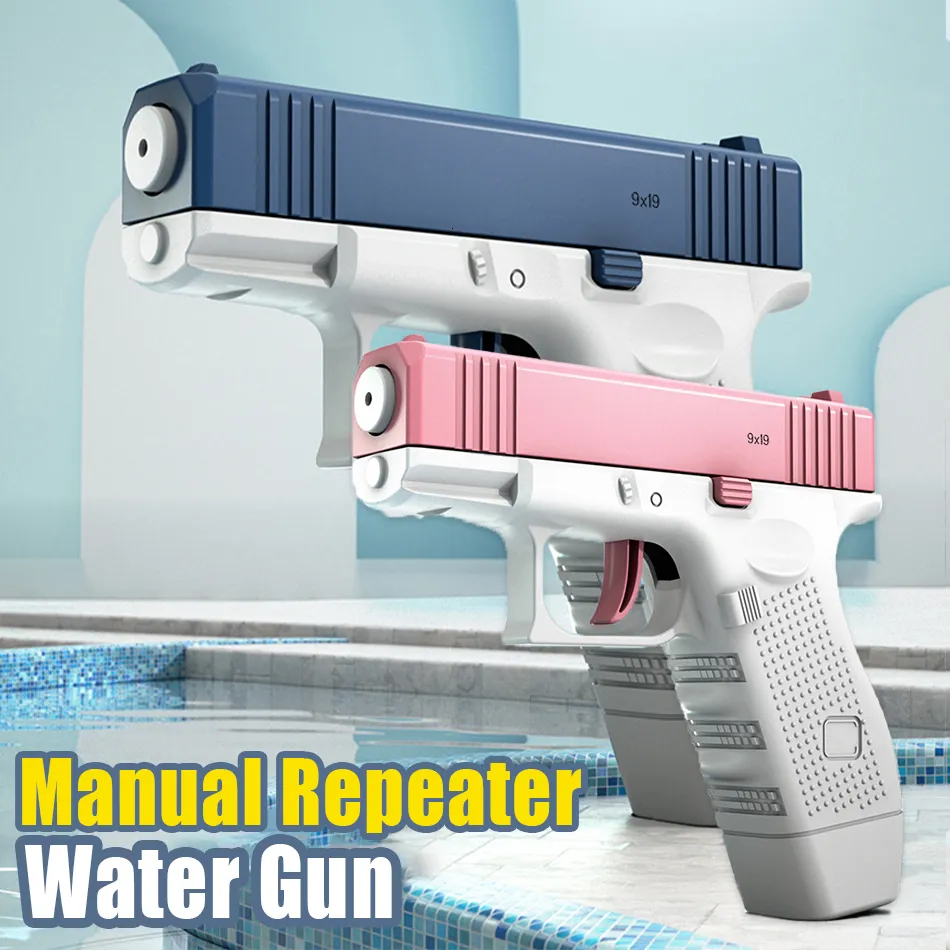 WonderStone Electric Water Gun, Automatic Waterproof Squirt Gun, Long Range 26-32ft, LED Lights, For Kids 8-12, Adults