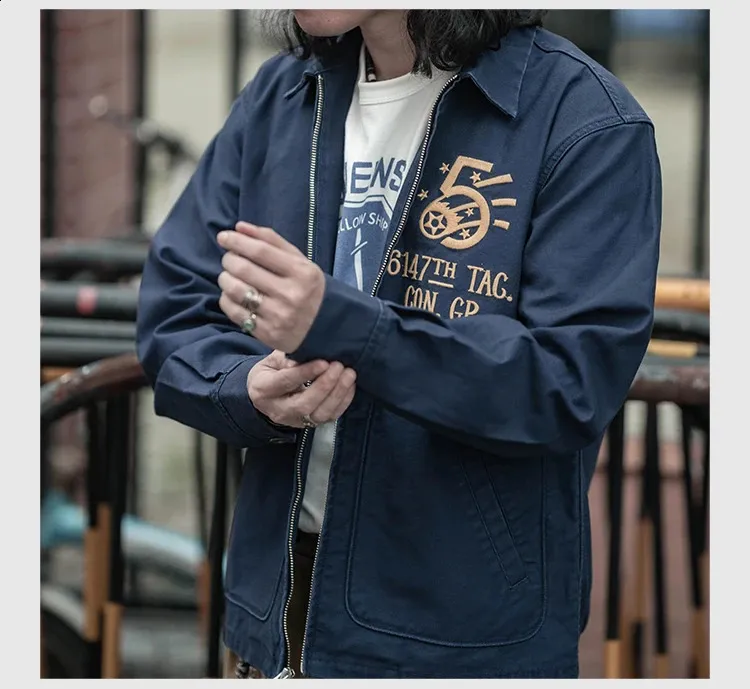 Murabito men's retro jacket hot sale
