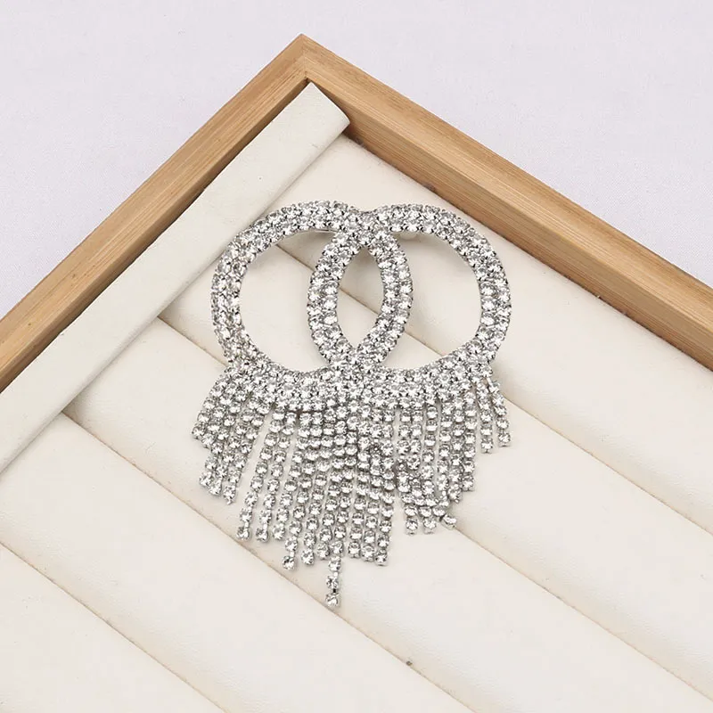 Pins Brooches Women Gold Silver Crystal Pearl... From  display picture 1
