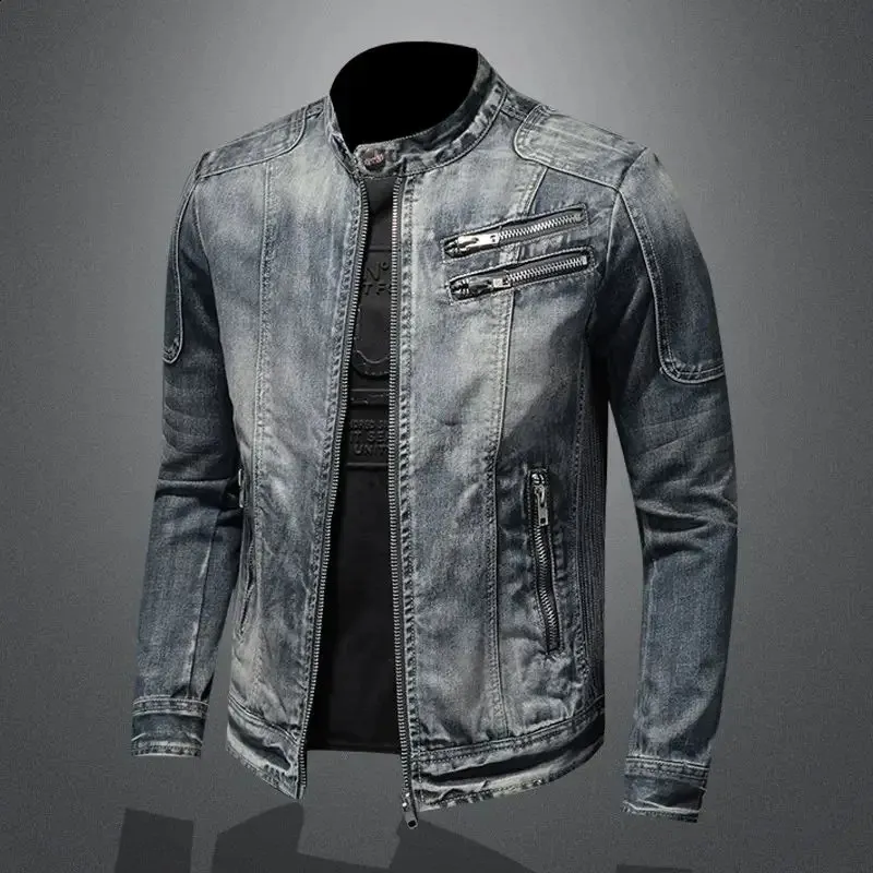 Denim jacket zipper new arrivals