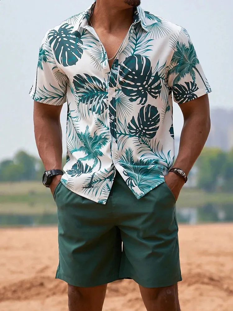 Shirt Hawaiian Semi Formal Attire Business Casual Shirts Button Up