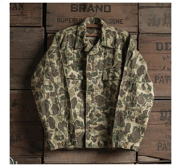Rugged Camo Work Jacket: Military Type Jacket, Duck Hunter