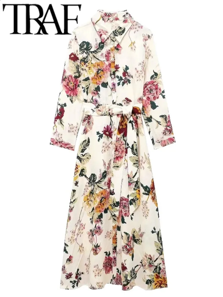 knee length dresses for ladies Loeve Long Sleeve Midi Dress - Pink main image 0