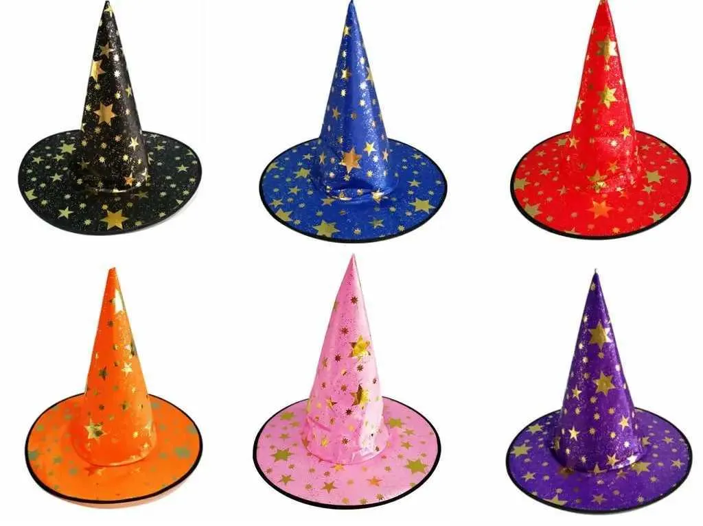 Tarpop Halloween Witch Hat & Princess Crown Set - 12 Piece Party Pack