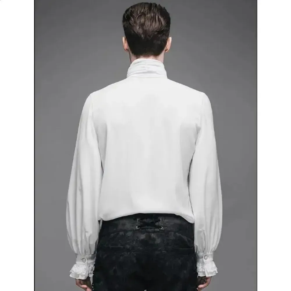Camisa Renacentista Para Hombre Top Jabot Gótico Blanco, Estilo Primaveral  Retro De 25,94 € | DHgate, image size:1000x1000