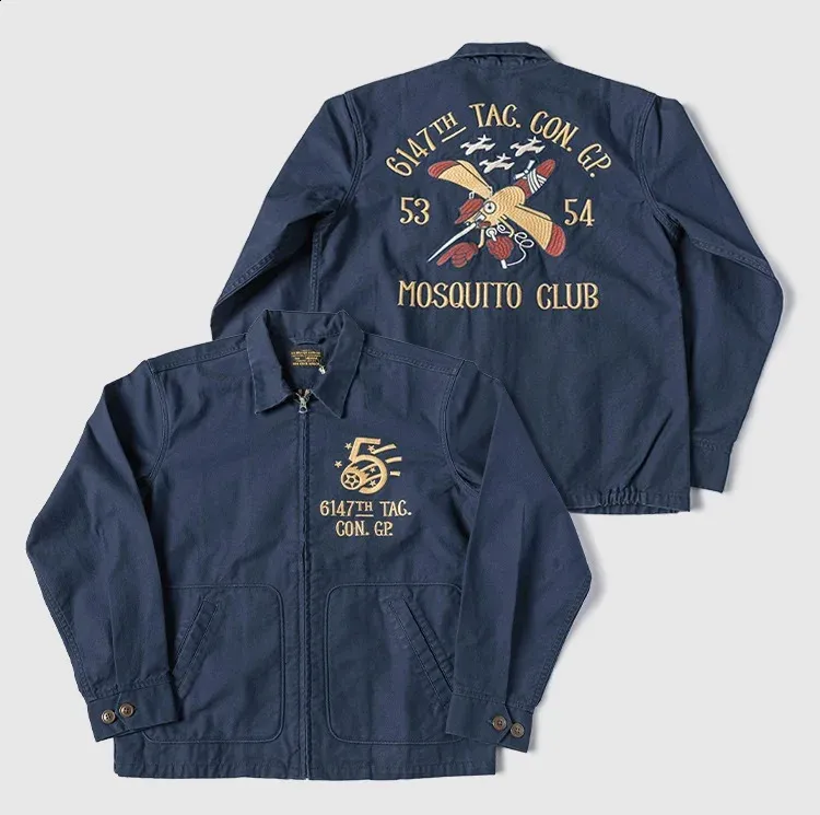 Retro Korean War Mosquitoes Souvenir Jacket  From Leemostore