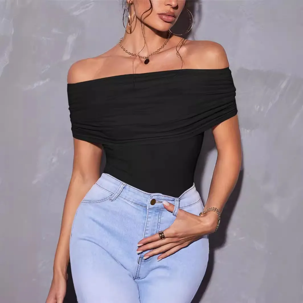 Off Shoulder Crop Top Shirts With Open Shoulders Save Big On Bulk