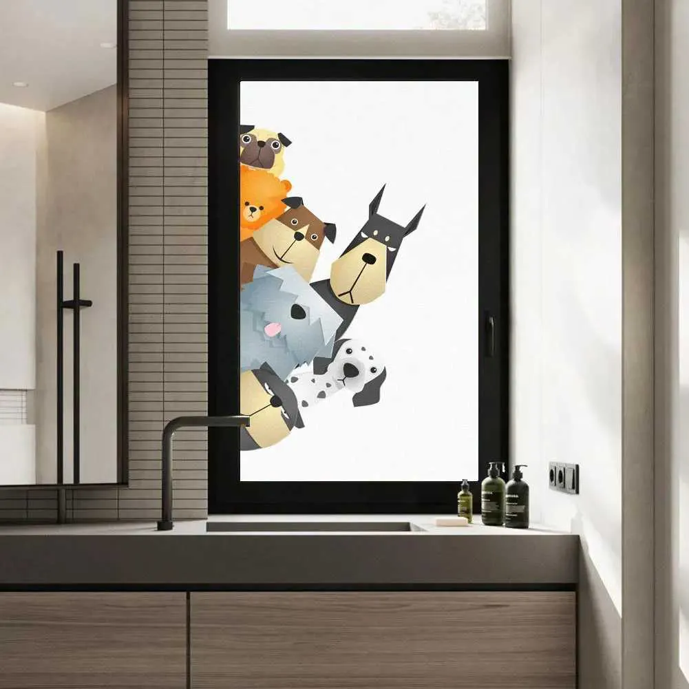 Static Cling Privacy Window Film PVC Graphic Vinyl Heat Control UV ...