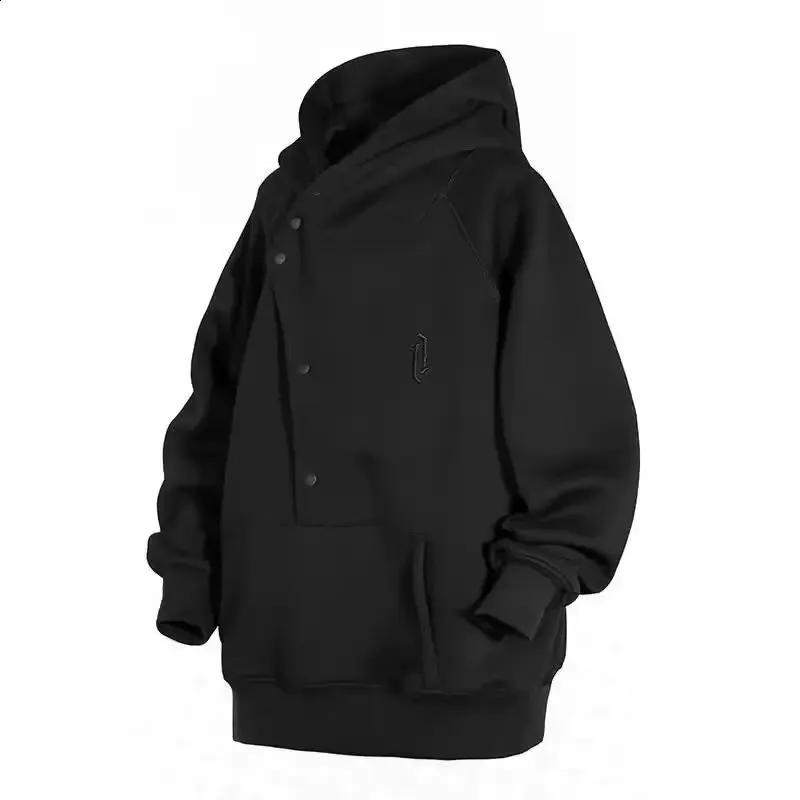 Men's Y2K Turtleneck hoodie essential - Oversized High Men's Y2K Turtleneck hoodie essential - Oversized High