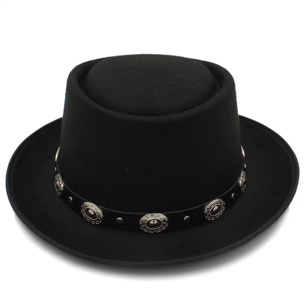 Cappelli Fedora in feltro di lana per tarta di maiale per uomo