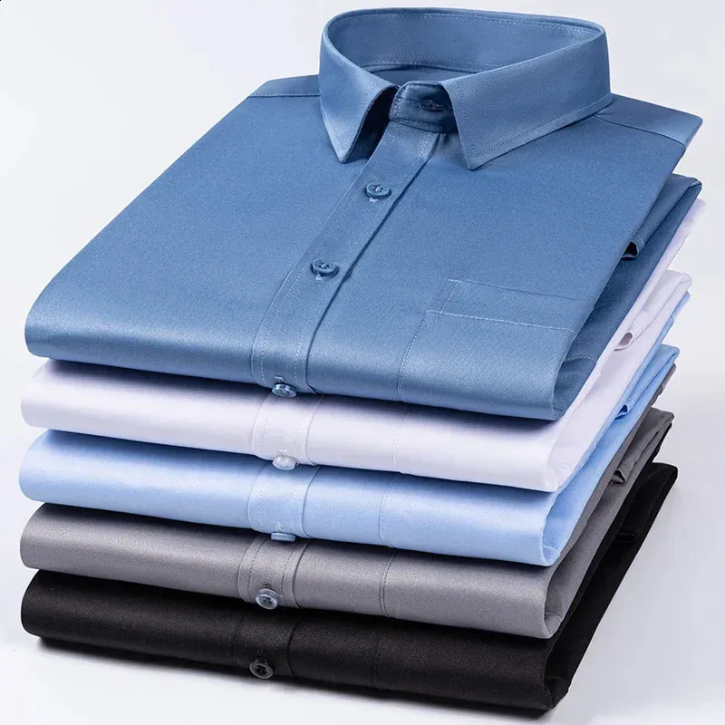 long sleeve dress shirt dress Taffeta Shirt Dress Gown With Eyelet Sleeve and Collar – Terijon.com