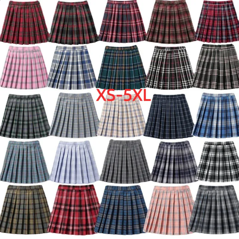 Save Big on Bulk Short Skirt Japanese Summer Women High Waist Pleated Plaid  Skirts Mini Tennis Skirt Harajuku JK Japanese School Uniform Short ALine