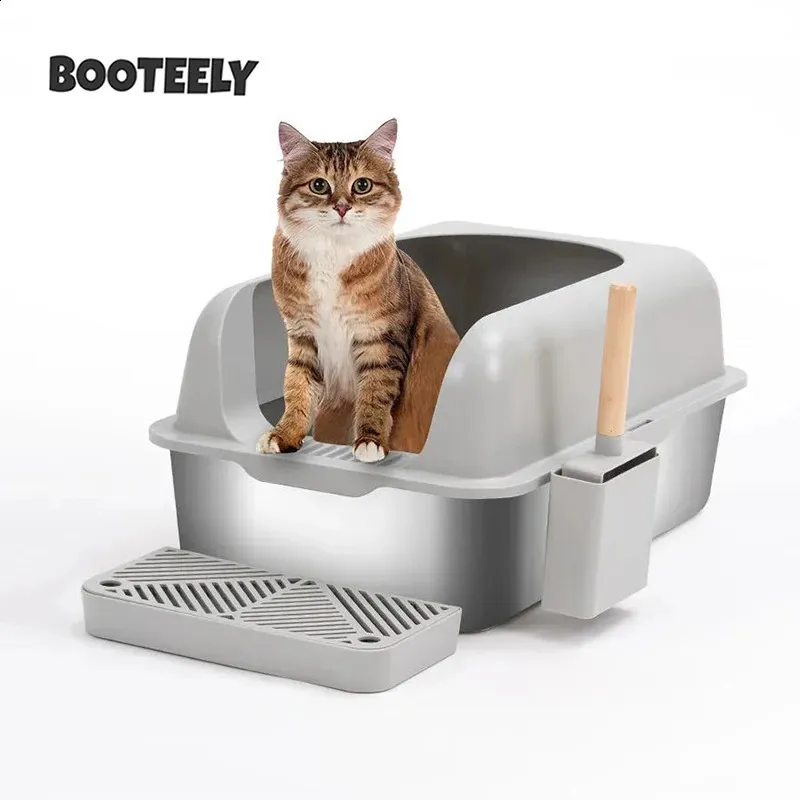 Stainless Steel Pet Cat Litter System Box Flat Slope Open Type Durable Spacious For Easy And Comfortable Use From Diao10 48.32 DHgate.Com